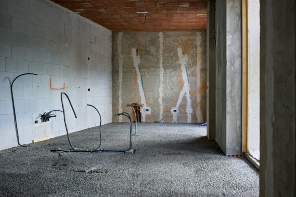 A room that has a bunch of pipes in it