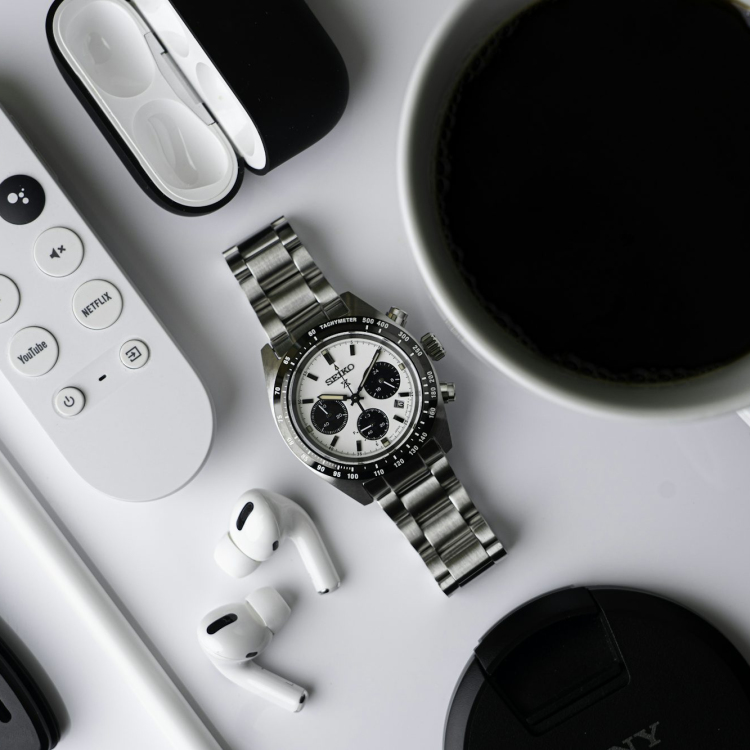A white game controller
