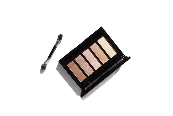 Brown and black make up palette