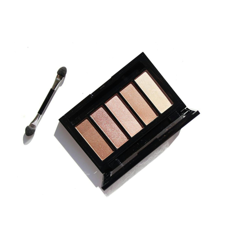 Brown and black make up palette