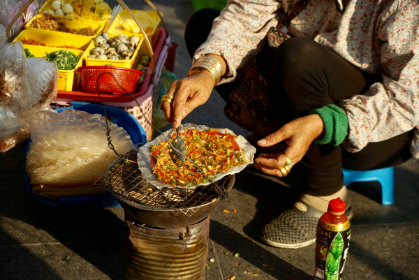 Woman eating