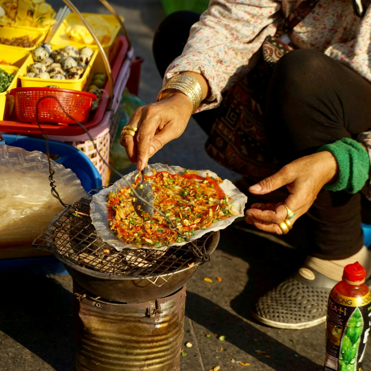 Woman eating