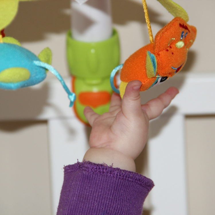 Yellow and orange plush toy